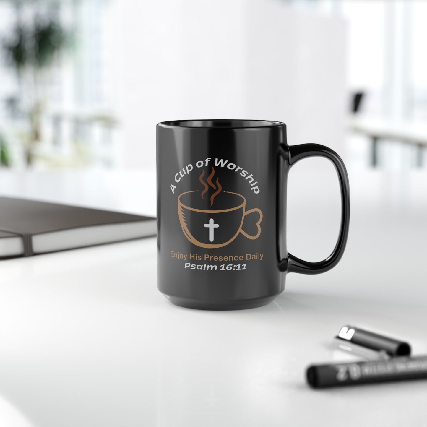 Branded Coffee Mug Black