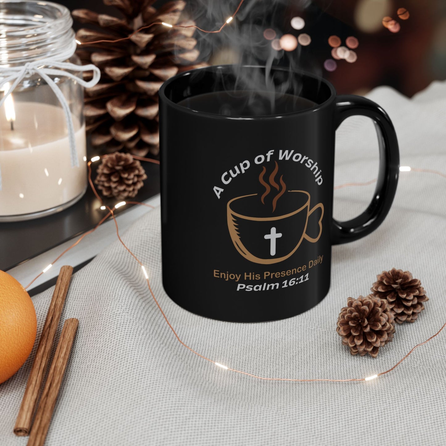 Branded Coffee Mug Black
