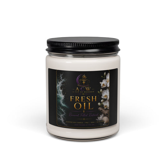 Fresh Oil Candle | Sea Salt + Orchid Soy Candle